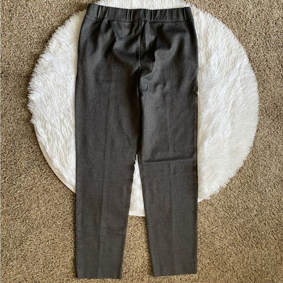 J. Crew Pants Pull On Gray Elastic Waist Pockets Womens Size Small - Picture 2 of 7